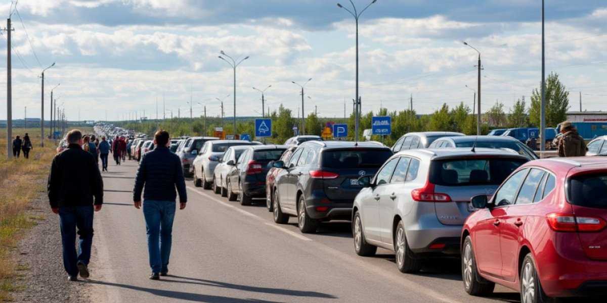 «Адские очереди», «это невозможно» – на границах РФ тысячи иностранцев
